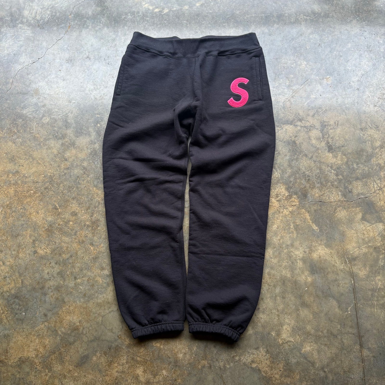 Supreme Fw19 S Logo Felt Sweatpants